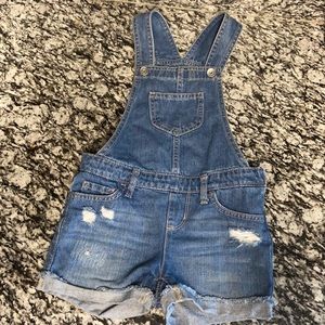 Girl Size 5 shortalls